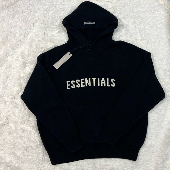 Fear of God Essentials Knit Hoodie - Picture 3 of 9
